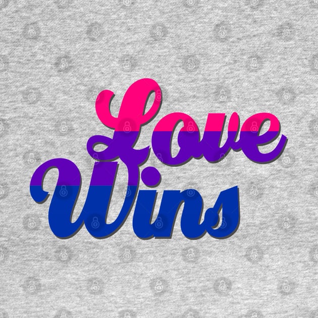 Love Wins Bisexual Pride Flag by Xanaduriffic